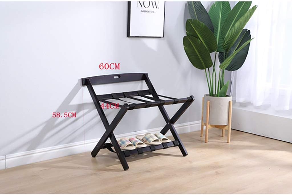 Luggage Racks Simple Solid Wood Luggage Rack Hotel Hotel Suite Clothes Rack Folding Shelf Luggage Rack,B