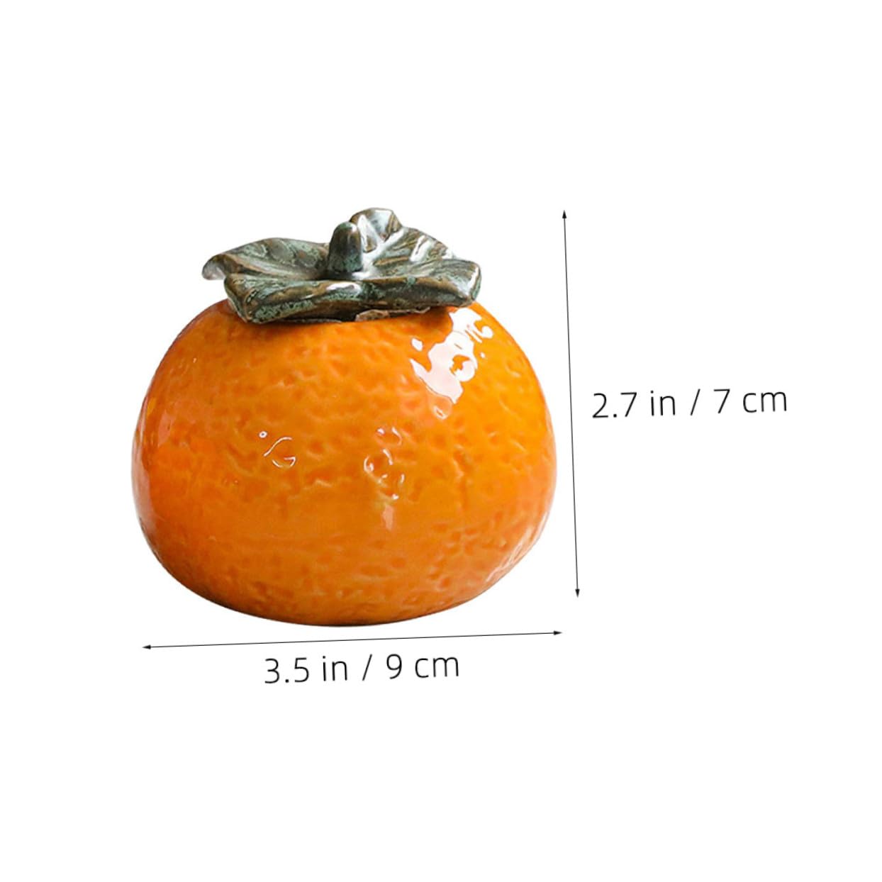 3 Pomarańczowe Słoiki Ceramiczne Hermetyczne W Kształcie Herbaty Kolorowe Retro Na Imprezę Pomarańczowe Dekoracje Pojemniki Porcelanowe Słoiki Z
