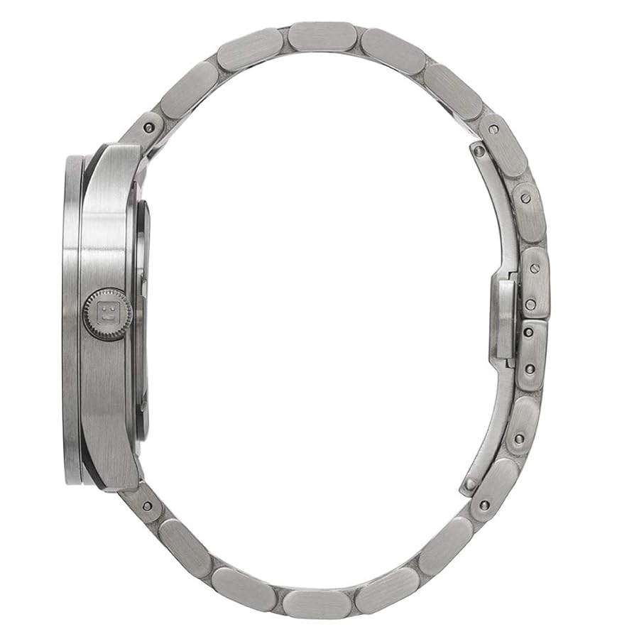 【美品】LEFFチューブウォッチ スチール/ブラック 美品】LEFFチューブウォッチ スチール/ブラック