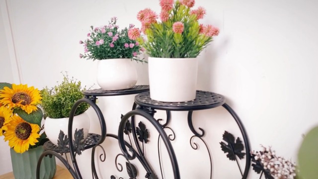 Tuteur - Lien - Attache,Support Rond En Métal Et Fer En Forme De Cœur