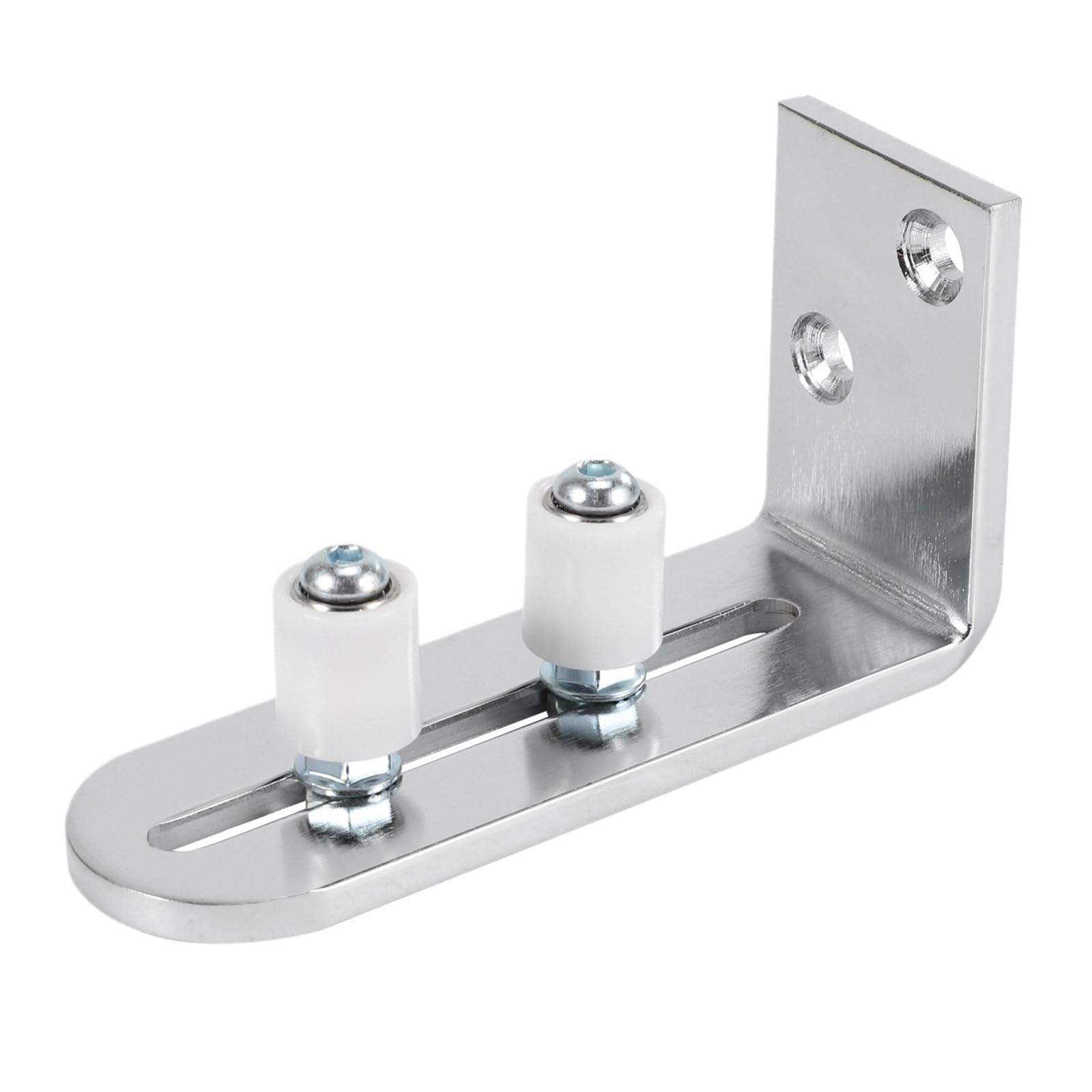 HQYCL Floor Guide for Bottom of Sliding Barn Doors Adjustable Wall Mount Stay Roller Guide Ball Bearings