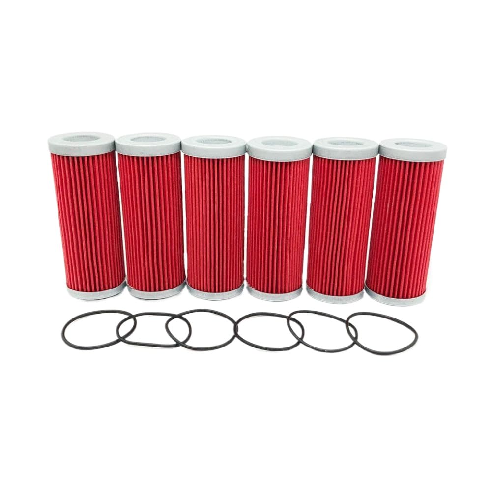 Motorrad Ölfilter 77338005100 Kompatibel mit SX SXF EXC XCFW XCW SMR FE FC250 350 400 450 530(6 Pcs)