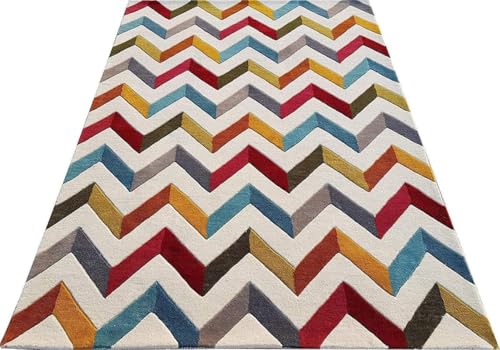 Image of Carpets and Rugs Woolen Thick Floral and Contemporary Designs for Area Rugs Carpets for Living Room, Bedroom, Hall, Bedside Runner Size 2x6 feet