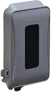 Taymac ML450G Single-Gang Mount 16-in-1 Flat Nonmetallic Weatherproof Vertical/Horizontal, 1-Pack, Gray