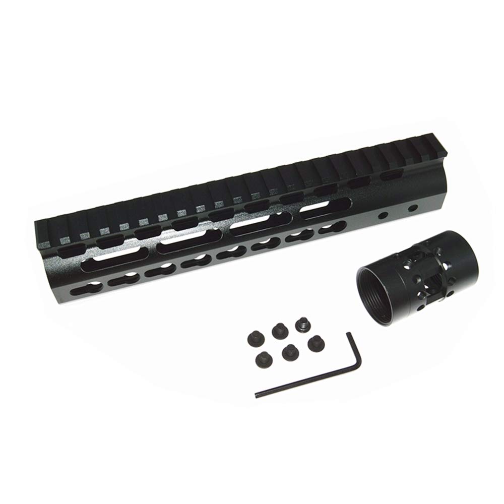 FIRECLUB 7" 9" 10" 12" 13.5" 15" AR15 Free Float Keymod Handguard Picatinny Rail with Barrel Nut for Hunting Tactical