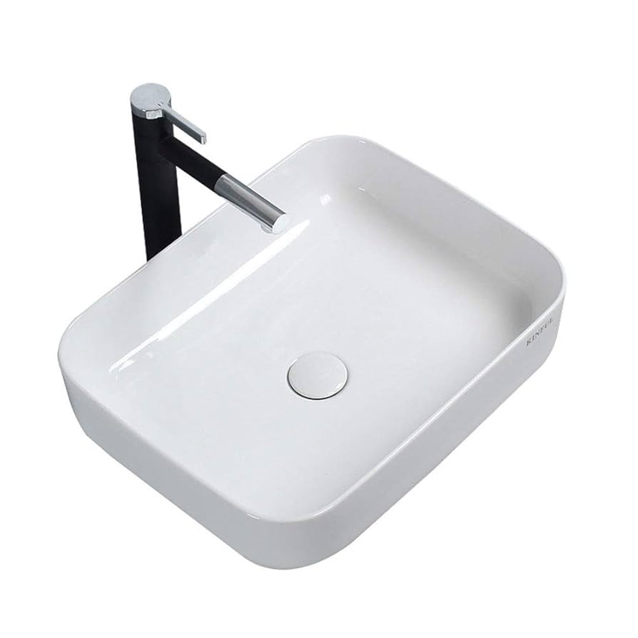 Amazon.co.jp: 洗面台 耐久性と清潔な近代セラミックホワイト