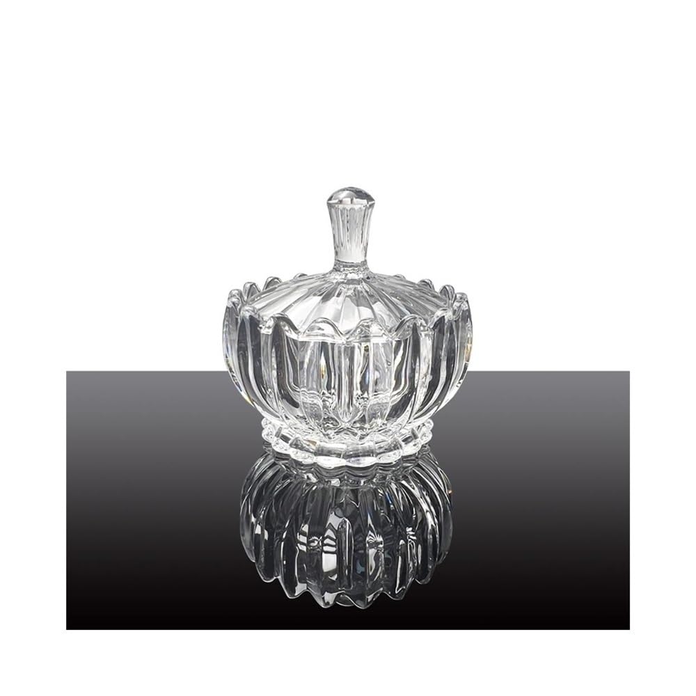 ZYYANSHOP Butter Dish Butter Dish With Lid Glass Round Candy Jar for Kitchen Multifunctional Organizer