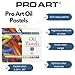 PRO ART Oil Pastel, 36 Color Set, Assorted