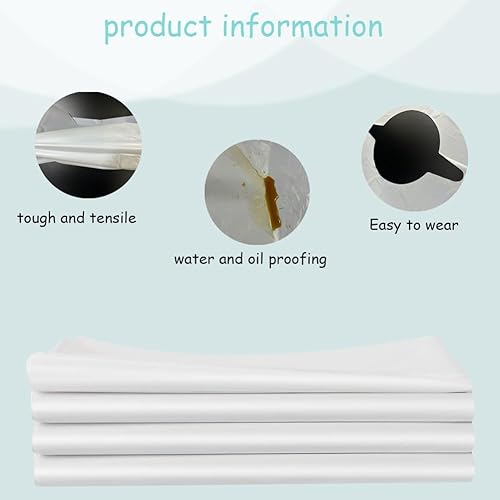 Vista 4 de Adult Bibs for Women Men 30/50/100/200 Pack-Disposable Bibs for Elderly Women Men Adult Bibs for Eating