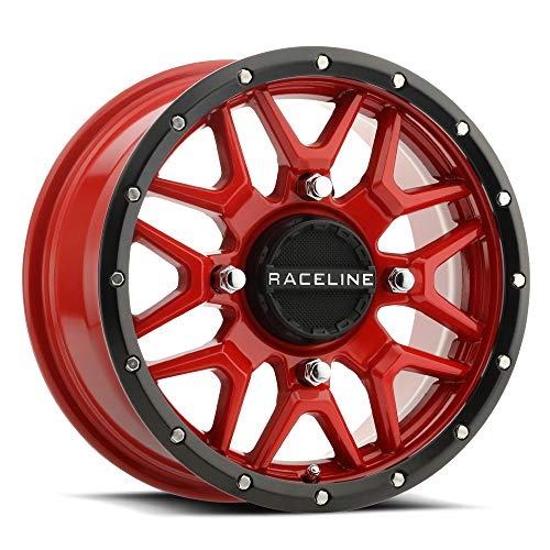 Raceline Krank 14x7 ATV/UTV Wheel - Red (4/137) +38mm