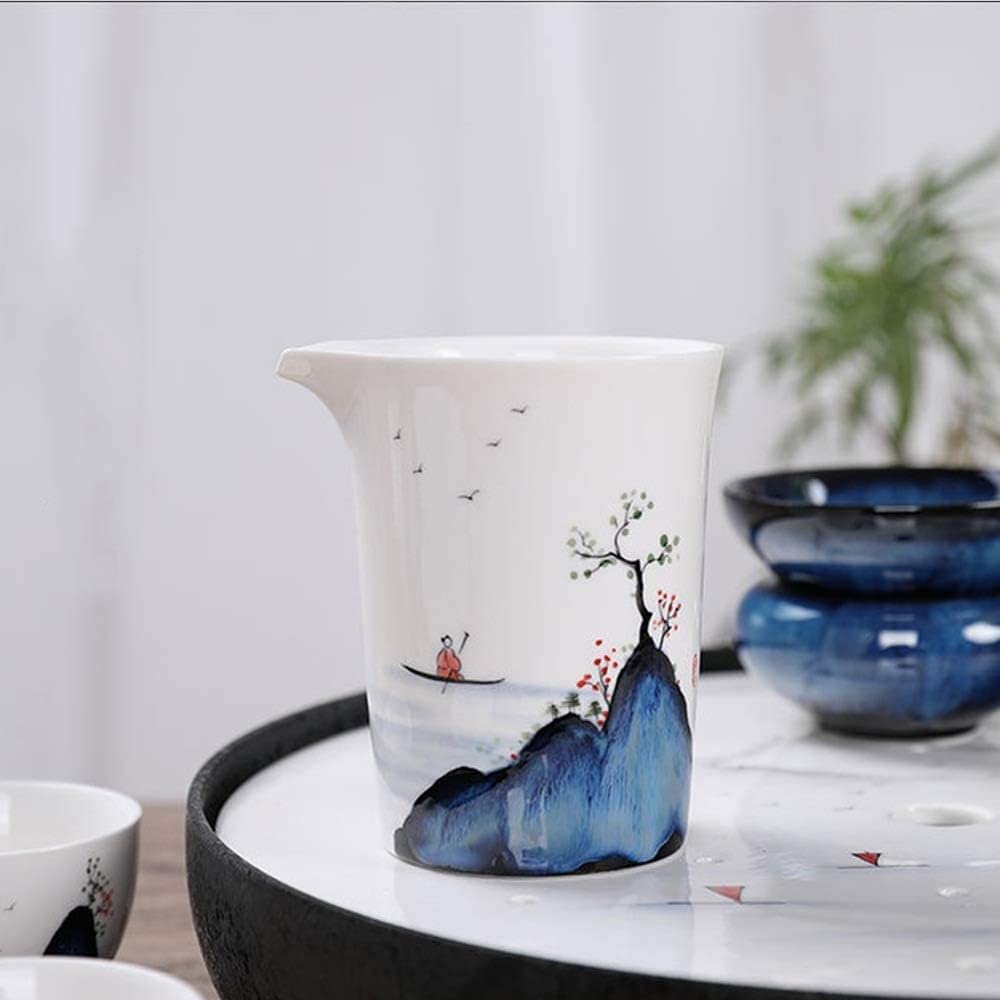 zestaw do herbaty, Zestaw do herbaty filiżanek kawy 10-częściowy zestaw Naczynia napojów Chiński Ceramiczny czajniczek Czajniki Filiżanka Porcelanowy