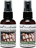 Set of 2 - Concentrated Spray For Room / Linen / Room Deodorizer / Air Freshener - 2 fl oz -Christma