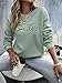 Minetom Pullover Damen Herbst Winter Sweatshirt Rundhals Langarm Pulli Frauen Oberteil Sweatshirts ohne Kapuze B Grün M