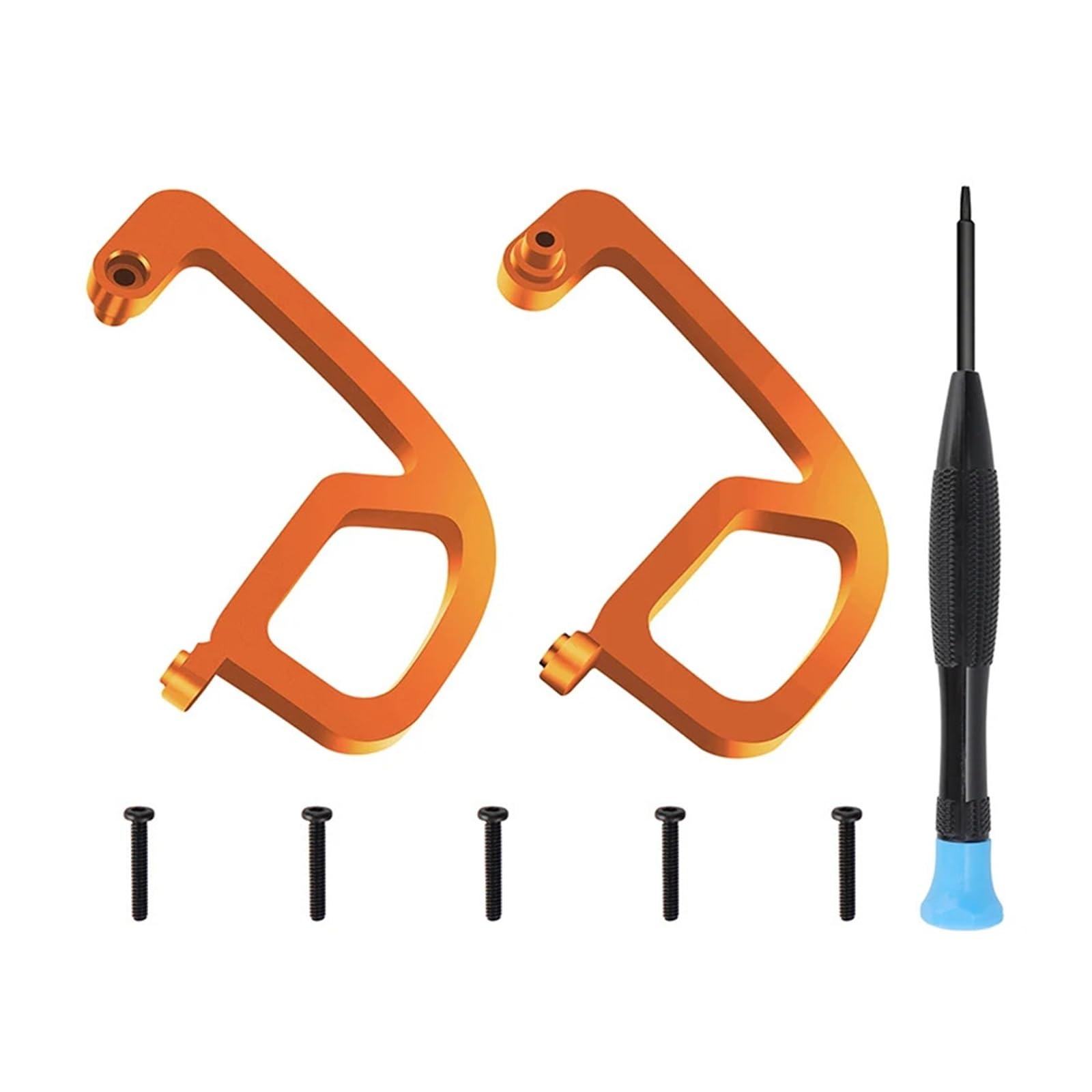 Cubierta de motor para dron Avata 2, a prueba de polvo, impermeable, protector de tapa de motor cuadricóptero (parachoques cardán naranja)
