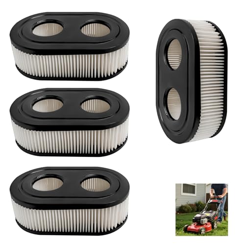 4 Stück Luftfilter Rasenmäher,Rasenmäher Ersatzteile Kompatibel mit Briggs Motoren 798452 593260,für Viking MB 448.1 T, MB 448 T,Rasenmäherfilter Ersetzen