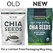 Viva Naturals Organic Chia Seeds, 2 lb, 32 Oz – Plant-Based Omega-3 and Vegan Protein, Gluten Free & Non-GMO, Perfect for Smoothies, Salads & Chia Pudding
