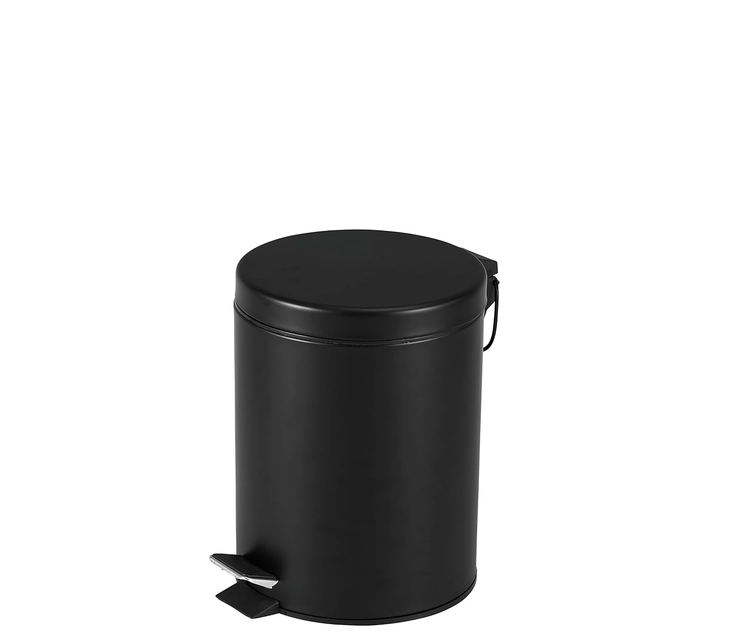 BLKP PEARL METAL BLKP N-7816 Pedal Pail Trash Can, 1.6 gal (5 L), Limited Edition Matte Black
