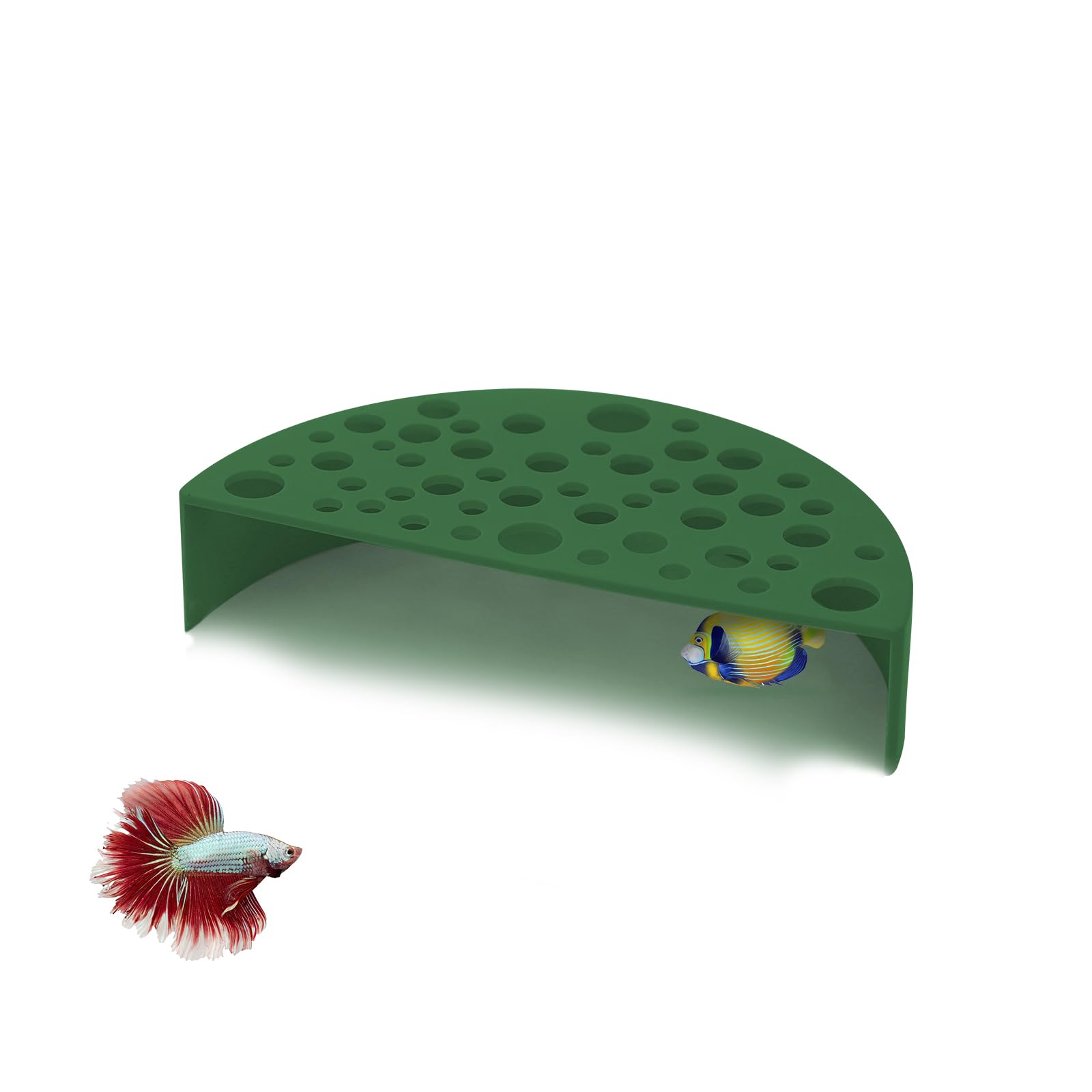 LuckyOpt Shrimp Hides for Aquarium Shrimp Cave with Holes, Shrimp Hide for Aquarium Fish Tanks Shrimp Ponds Breeding Tanks
