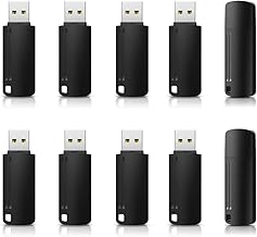 USB Sticks 32 GB, Pack of 10 Vansuny USB Stick 32 GB USB 2.0, USB 32 GB Memory Stick Drives Stick Memory Stick Data Storage Backup for PC/Desktop/Laptop/Car Audio/Game Consoles (Black)