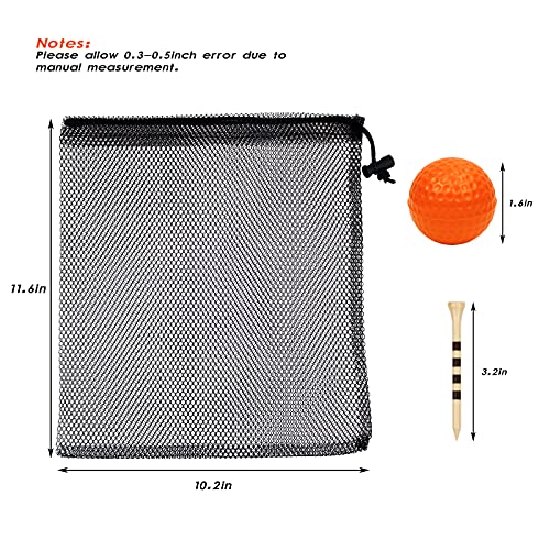 40 Pack Foam Golf Practice Balls - Realistic Feel and Limited Flight Training Balls for Indoor or Outdoor - Image 3