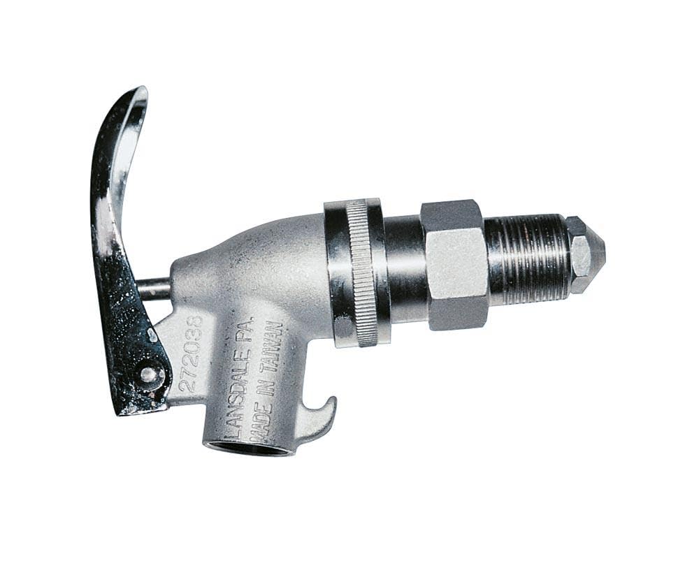Asecos Seguridad grifo, acero inoxidable 3/4, incluye ranura para de llamas