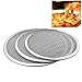 Plateau De Cuisson Pour Plaque à Pizza, Aluminium épaissir Le Filet Antiadhésif Rond à Pizza Plaque De Cuisson Plateau De Cuisson Outil De Cuisine Une couleur 13 pouces