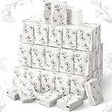 Yinder 100 Pcs Pocket Tissues Bulk Wedding Mini Tissues Travel Size Facial Napkin Bulk for Guests 3 Ply Facial Napkins for Wedding Bride Shower Bachelorette Celebration Party Favors