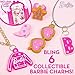 Barbie Sparkling Bling Jewelry Making Kit, Storage Case, Ring Making Kit, Charm Bracelet Making Kit for Girls, Arts & Crafts Toy for Girls Ages 6+