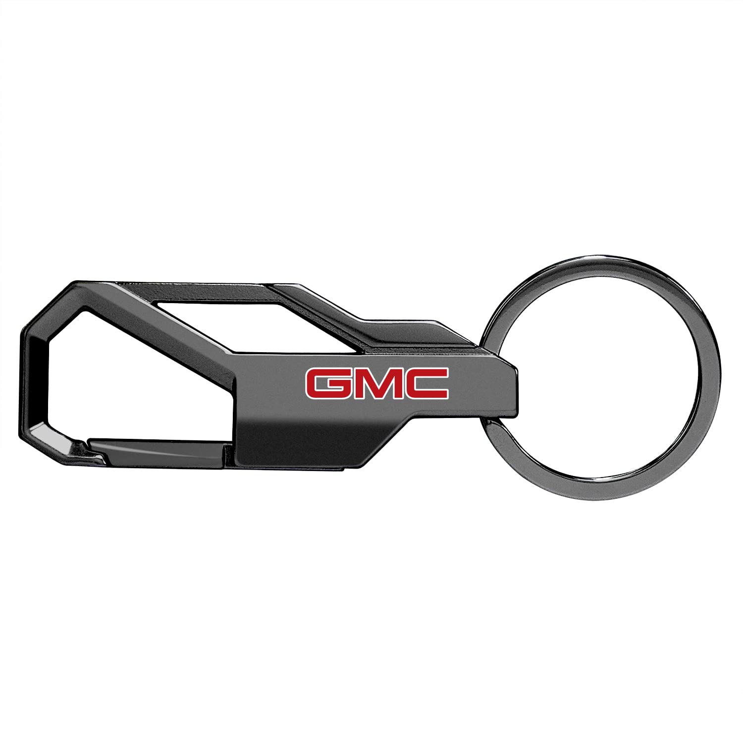 iPick Image Für GMC in Rot Karabiner-Stil Karabinerhaken Metall Schlüsselanhänger Schlüsselanhänger nur offiziell lizenziert