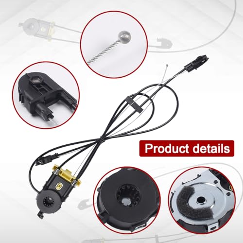 Image of 25980205 Rear Power Sliding Window Regulator and Motor Assembly Fits for 2010-2013 Silverado 1500 2007-2014 GMC Sierra 1500 2007-2014 Chevrolet Silverado 2500 HD 3500 HD