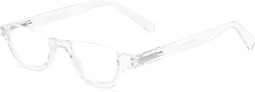 The Shay - Gafas de lectura de media lectora sin montura