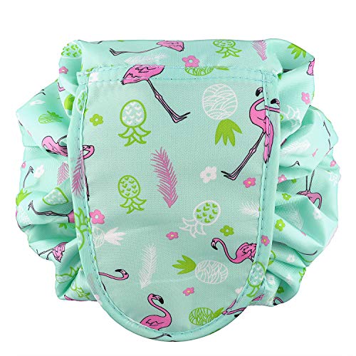 BeeViuc Bolsa de Cosméticos Maquillaje, para Señoras Perezosas, Viaje Bolsas de aseo con el lazo de la bolsa bolsa de Organizador almacenamiento de maquillaje del bolso para Viaje Diario - AH