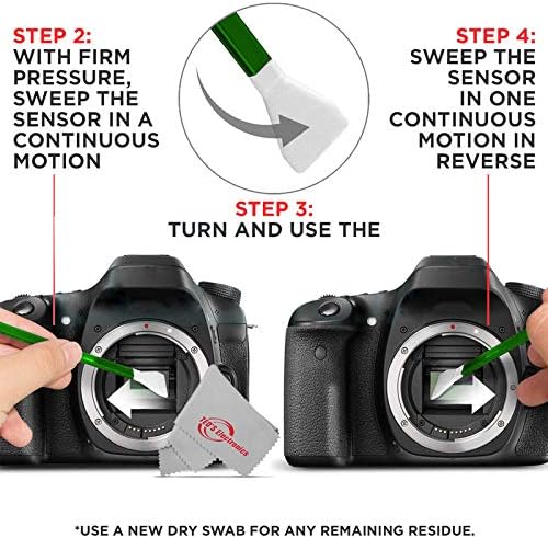 Professional Cleaning Kit for APS-C DSLR Cameras Sensor with Cleaning Swabs and Carry Case