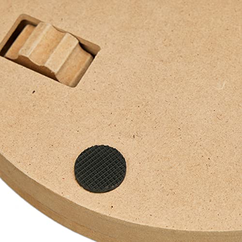 Relaxdays interaktives Intelligenzspielzeug, für Hunde, Futterspielzeug, Leckerli verstecken, Schnüffelspiel, MDF, natur