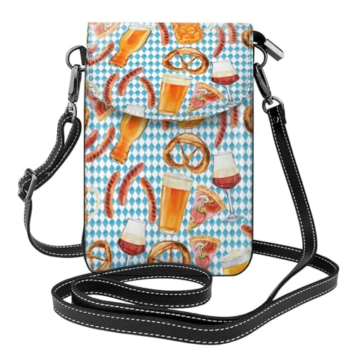 Porte-téléphone femmes en cuir PU résistant pour ranger cartes et mobile sans encombre