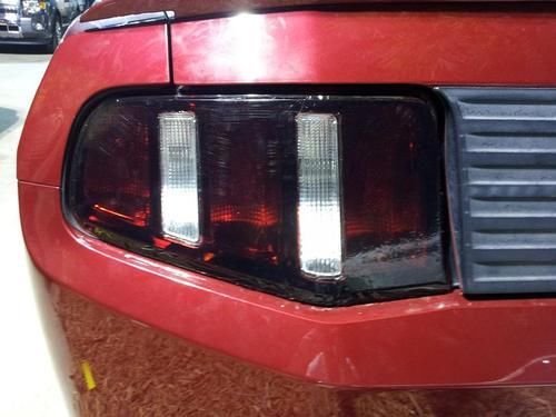 Precut Vinyl Tint Cover for 2010-2012 Ford Mustang Taillights (20% Dark Smoke)