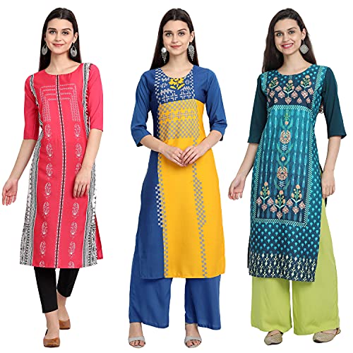 Image of Women's Crepe Straight Kurta