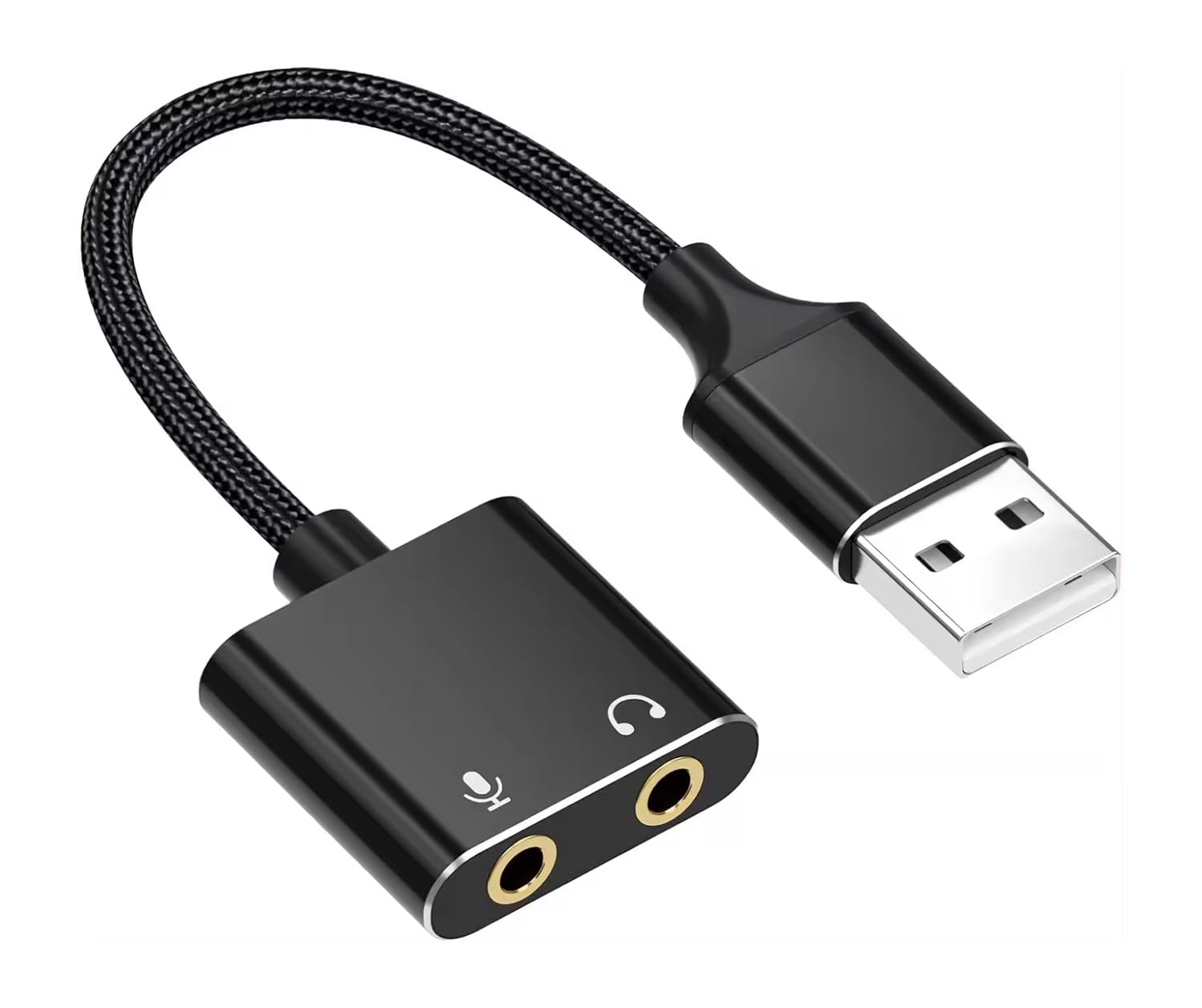 Technoview USB to Audio Adapter with 3.5mm Jack USB Sound Card USB External Stereo Sound Adapter Splitter Converter for Windows and Mac, Linux, Laptop, PC, Compatible with PS4,PS5,Headset,Plug & Play (B0CYH97DML) Amazon Price History, Amazon Price Tracker