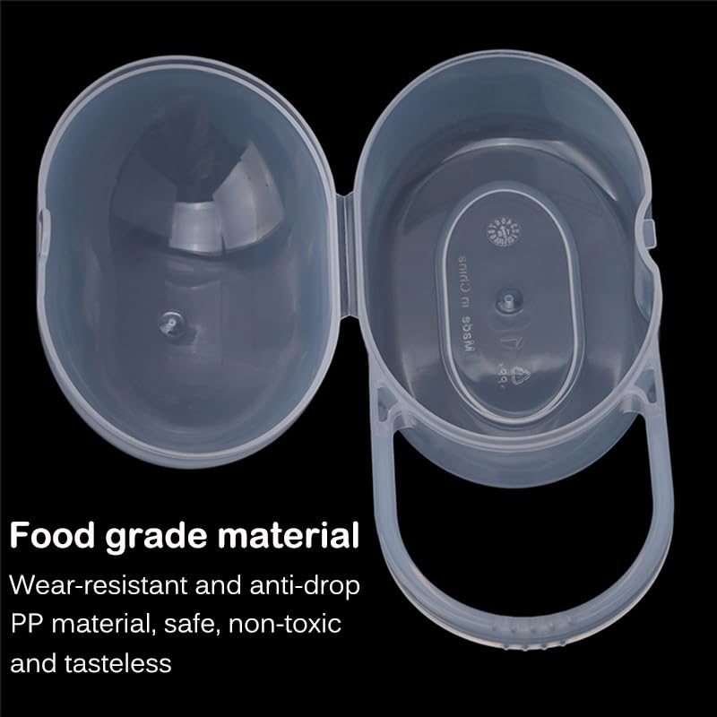 Image of AKOAK Pacifier Box, Travel Universal Pacifier Box with Handle, is Very Useful for Mothers - A Great BPA-Free Tool for Storing Pacifiers, Pack of 2 (White)