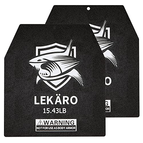 Weighted Vest Plates 9.8'x11' Steel Weight Plates for Vests &ndash; 5.51/8.81/15.43/20.94 LB Pairs...