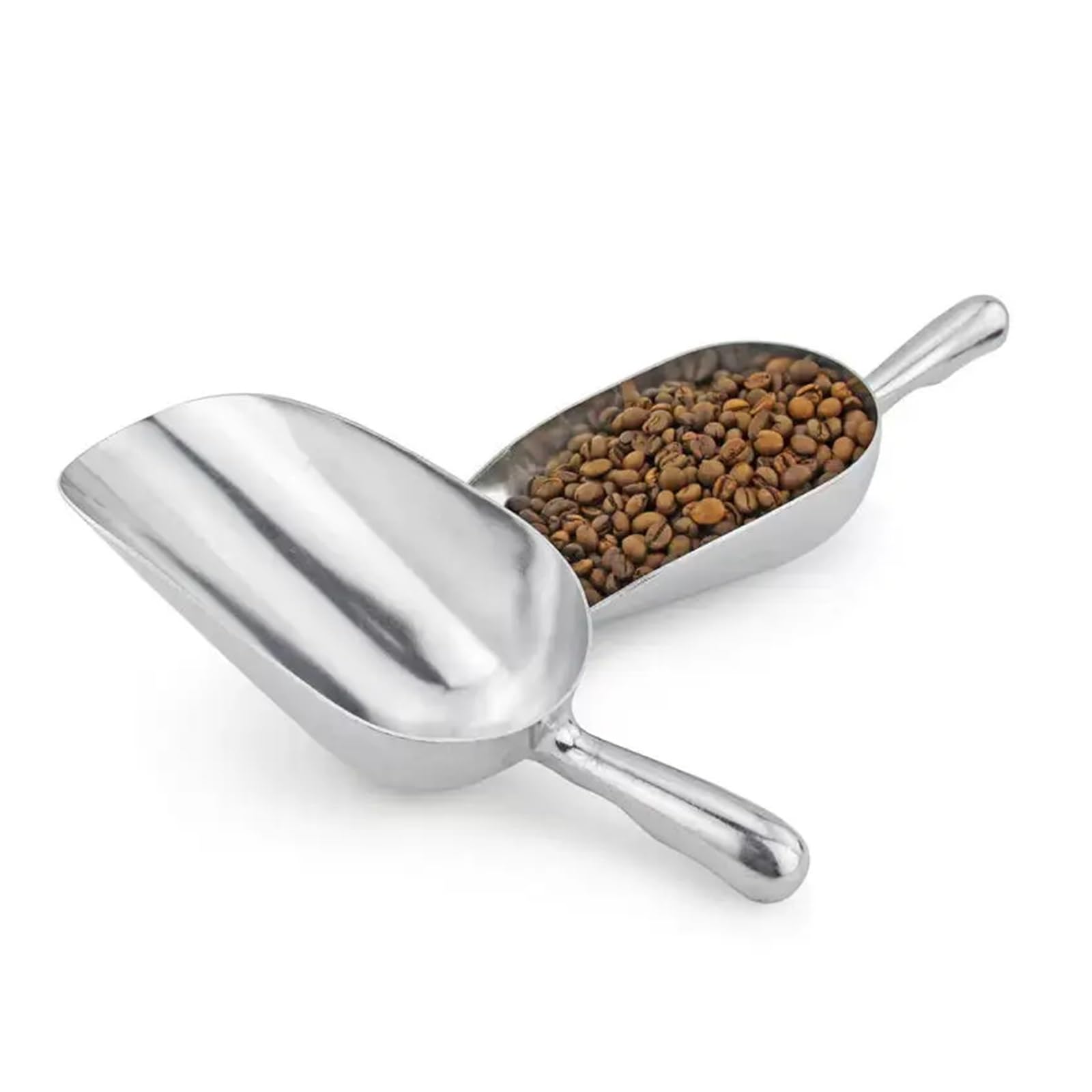 Eisschaufel Holzkohle- und Ascheschaufel aus Kunststoff, Hackschnitzelschaufel, Grillrost, Kunststoffschaufel, passend for Pellets, Säge(24OZ Alum)