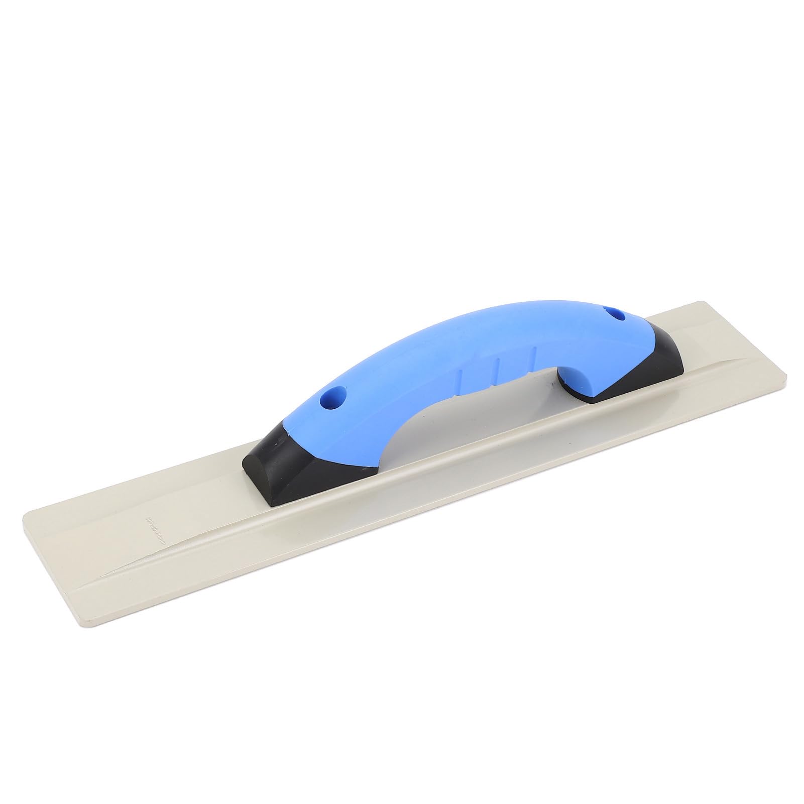 Paleta de Yeso Paleta de Acabado Plana de 405x80 mm con Mango de Goma ergonómico Herramienta Manual de construcción Resistente para Trabajos de enlucido de hormigón y Cemento