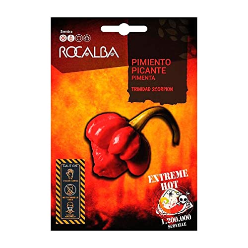Semillas Pimiento Picante Trinidad Scorpion Rocalba