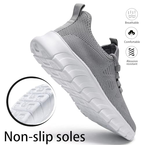 Image of Mens Running Shoes Tennis Shoes Walking Gym Sneakers Lightweight Non Slip Mesh Casual Workout Sneakers