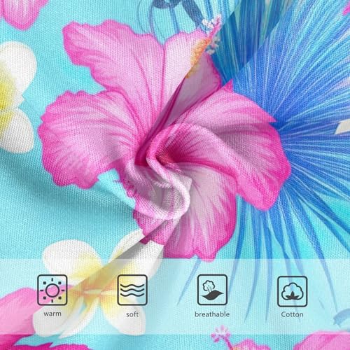 Toddlers Underwear Floral 2t Cotton Girl Panties Cute Flower Briefs Underpants Hibiscus Flowers Leaves Floral3