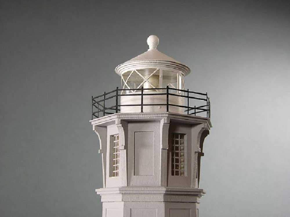 Leuchtturm Alcatraz Laser Kartonbausatz