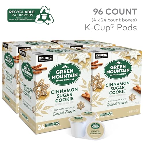 Image of Green Mountain Coffee Roasters Cinnamon Sugar Cookie Keurig Single-Serve K-Cup Pods, Light Roast Coffee, 96 Count