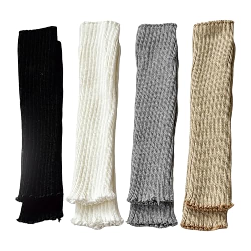 Chaussettes hautes thermiques et guêtres douces unies isolantes