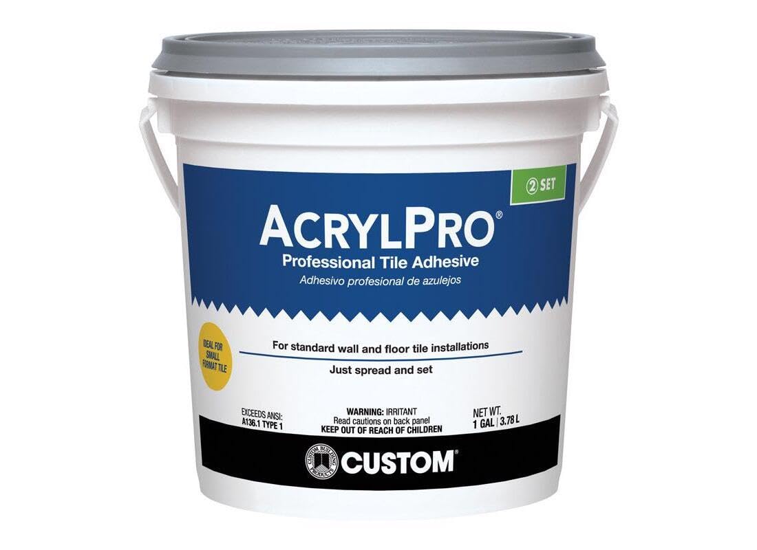 Custom Building Products 4000 Acrylic Ceramic Tile Mastic, 1-Gallon