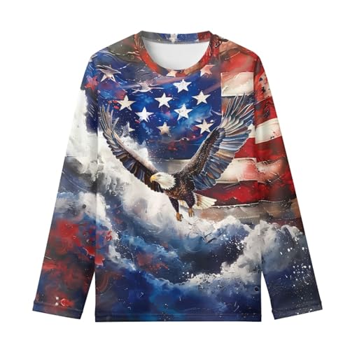 Boys Girls Long Sleeve Shirt for Kids Tops Tees